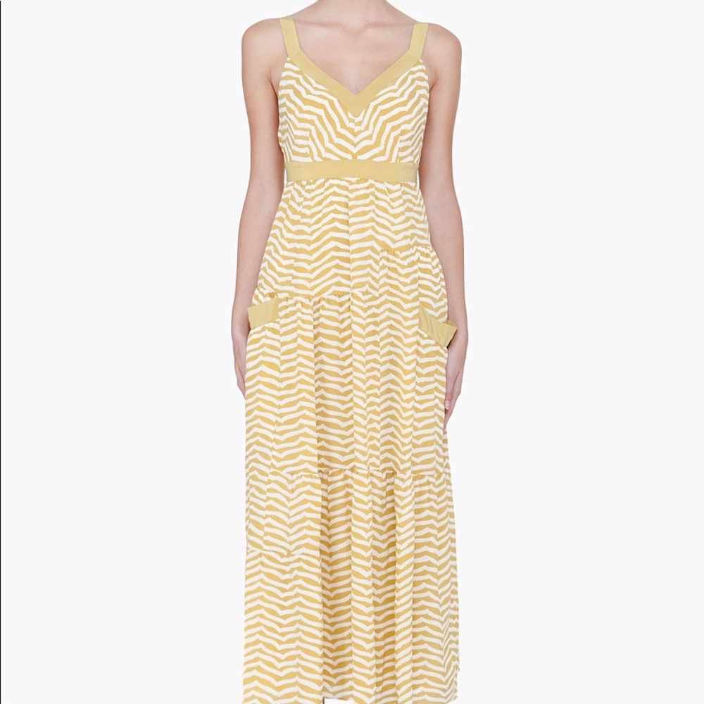 NWOT Marc By Marc Jacobs Zora Silk Maxi Dress